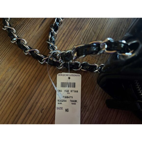 Chanel Classic Quilted Patent Flap Bag in Black - New In Box, Authentic - Picture 9 of 10